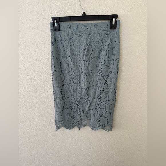 Lulus Just like a Dream Mint Blue Lace Pencil Skirt XS - Picture 2 of 5